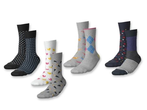 Calzini da uomo o da donna, 2 paia