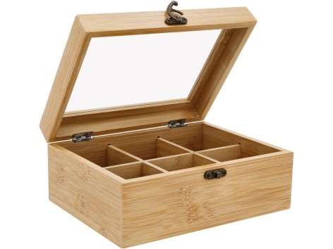 Taglieri da cucina, 2 pezzi o contenitore per tè in bambù