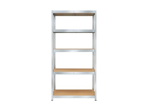 Scaffale in metallo con 5 ripiani, 180x90x40 cm