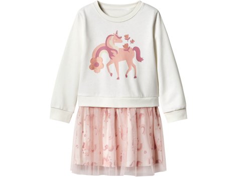 Vestito con gonna in tulle da bambina