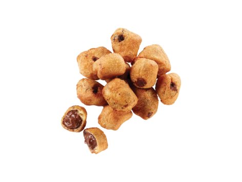 12 frittelle con crema al cacao