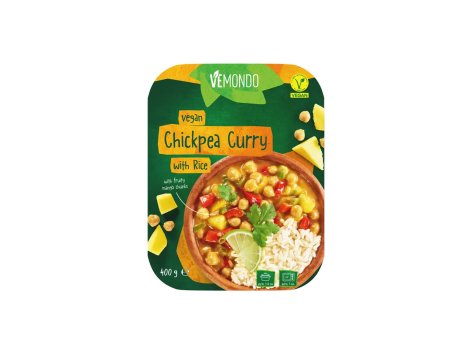 Specialità vegana a base di ceci e curry