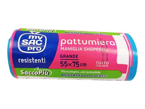Sacco pattumiera shopper blu profumati