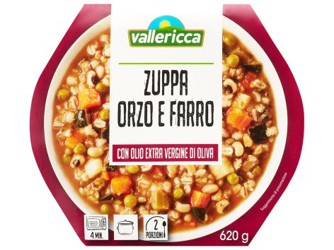 Zuppa orzo e farro