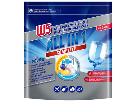 Capsule per lavastoviglie all in 1