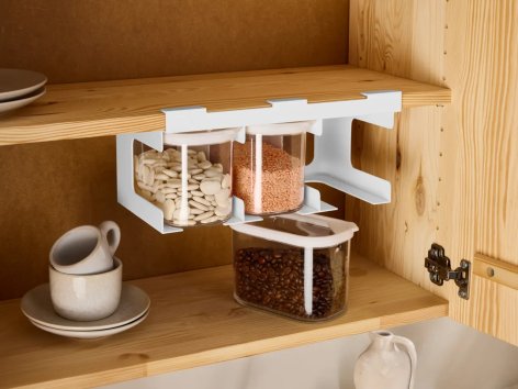 Set contenitori salvafreschezza con inserto per mobile