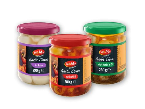 Spicchi d'aglio sott’olio