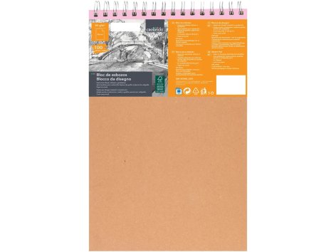 Blocco da disegno o carta per acquerello