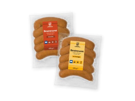 Bratwurst salsicce affumicate