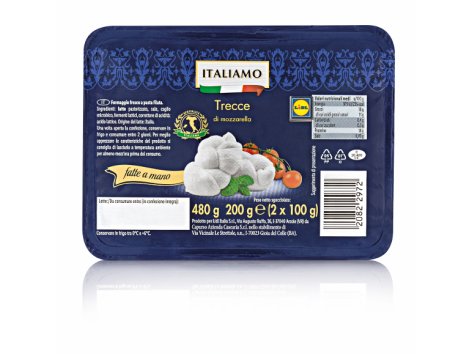 Trecce di mozzarella