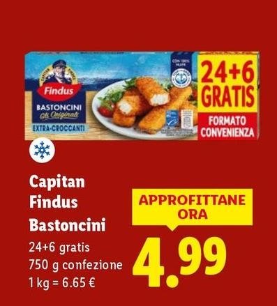 Capitan Findus - Bastoncini