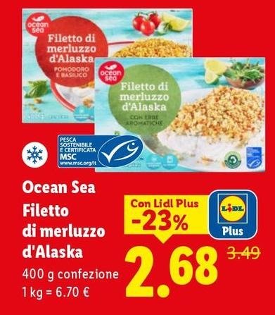 Ocean Sea - Filetto Di Merluzzo D'Alaska