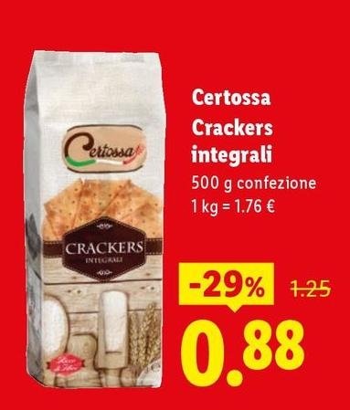 Certossa - Crackers Integrali