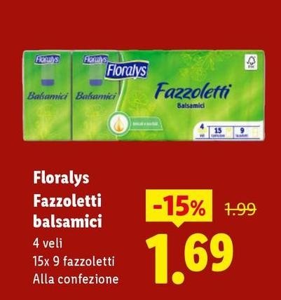 Floralys - Fazzoletti Balsamici