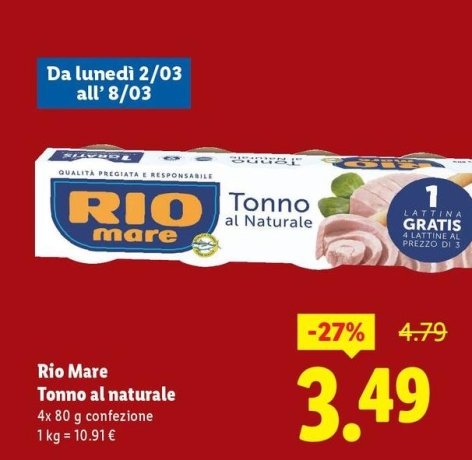Rio Mare - Tonno Al Naturale