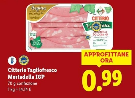 Citterio Tagliofresco - Mortadella IGP