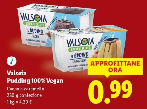 Valsoia - Pudding 100% Vegan