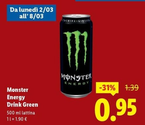 Monster - Energy Drink Green