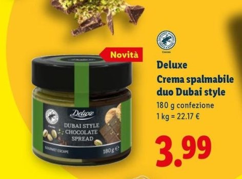 Deluxe - Crema Spalmabile Duo Dubai Style