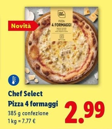 Chef Select - Pizza 4 Formaggi