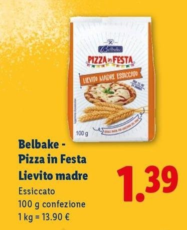 Belbake-Pizza In Festa - Lievito Madre