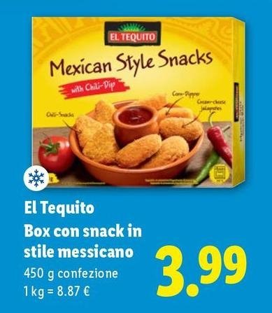 El Tequito - Box Con Snack In Stile Messicano