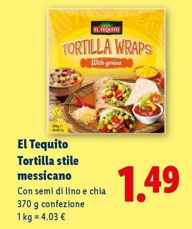 El Tequito - Tortilla Stile Messicano