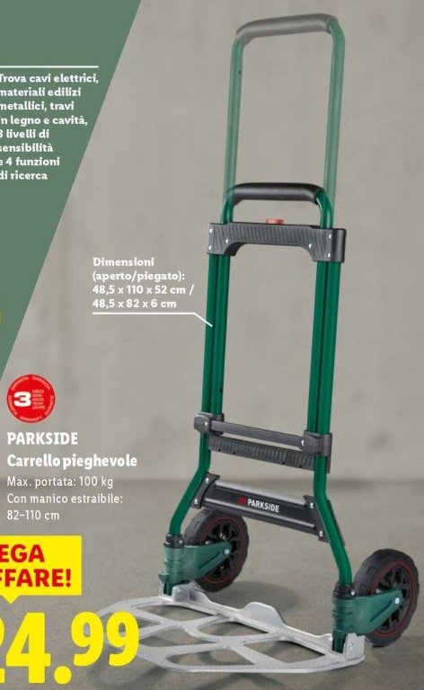 Parkside - Carrello Pieghevole