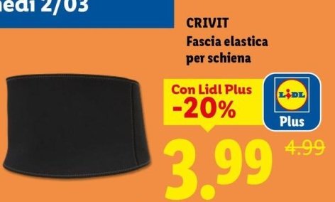 Crivit - Fascia Elastica Per Schiena