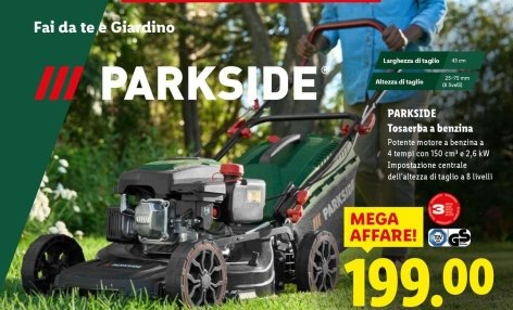 Parkside - Tosaerba A Benzina