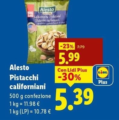 Alesto - Pistacchi Californiani
