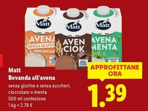 Matt - Bevanda All'Avena