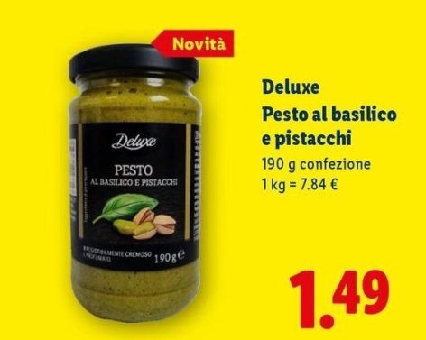 Deluxe - Pesto Al Basilico E Pistacchi