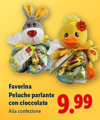 Favorina - Peluche Parlante Con Cioccolato