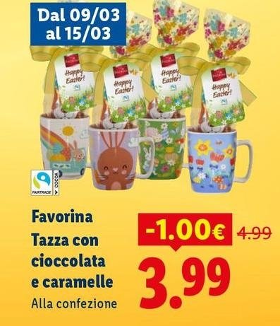 Favorina - Tazza Con Cioccolata E Caramelle