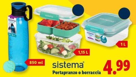 Sistema - Portapranzo O Borraccia