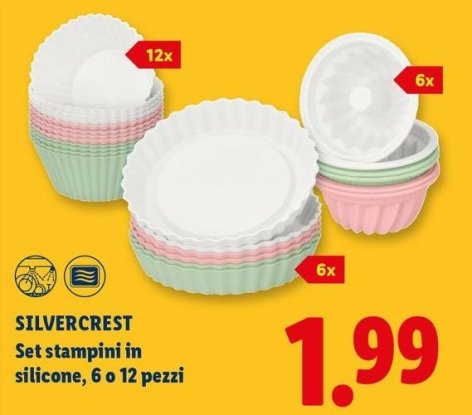 Silvercrest - Set Stampini In Silicone, 6 O 12 Pezzi