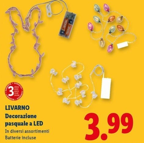 Livarno - Decorazione Pasquale A LED