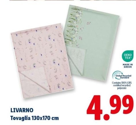 Livarno - Tovaglia 130x170 Cm