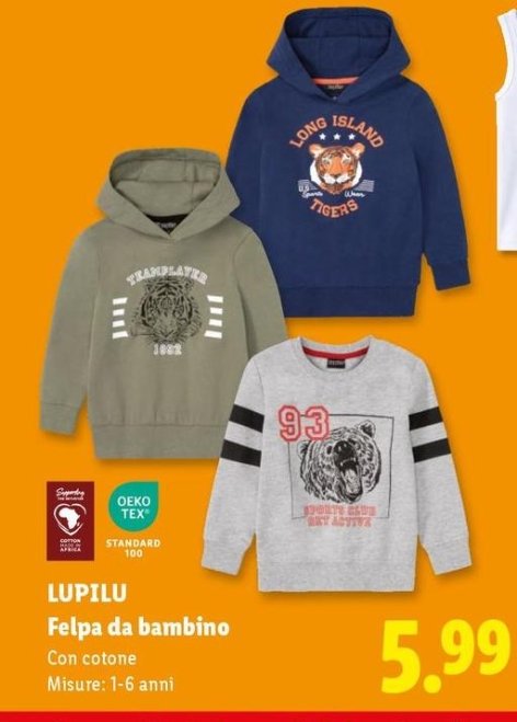 Lupilu - Felpa Da Bambino