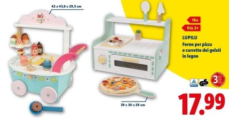 Lupilu - Forno Per Pizza O Carretto Dei Gelati In Legno