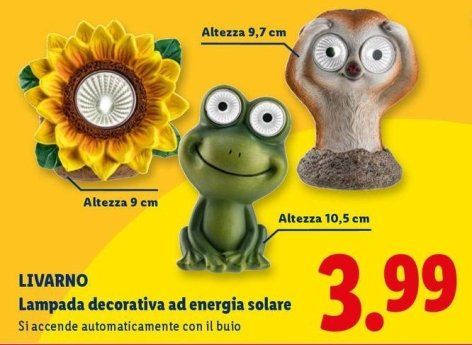 Livarno - Lampada Decorativa Ad Energía Solare