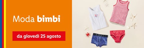 Abbigliamento bambini - Offerte valide da gio 25 agosto 2022