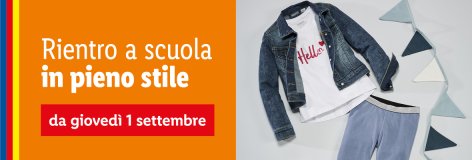 Abbigliamento bambini - Offerte valide da gio 01 settembre 2022