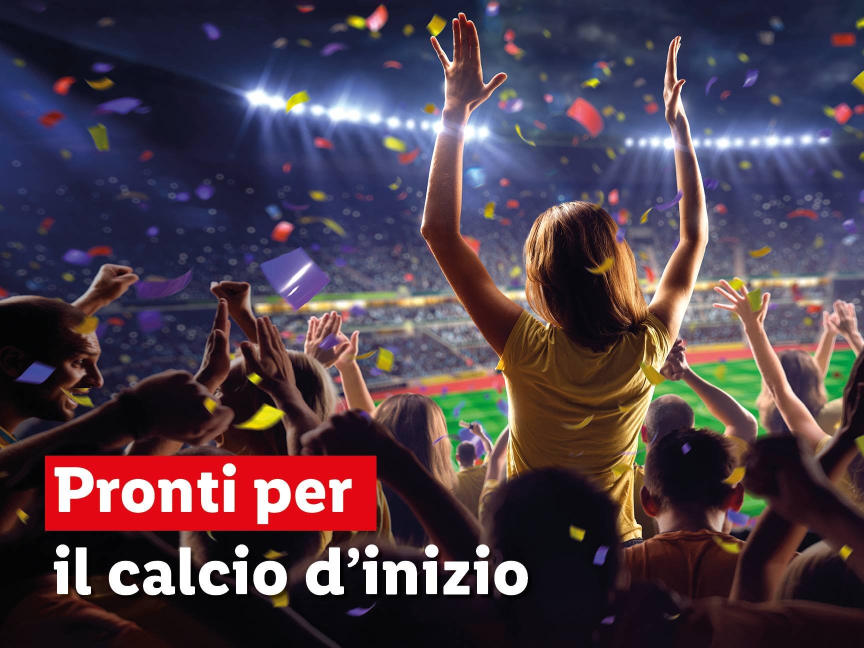 Pronti per il calcio d'inizio!