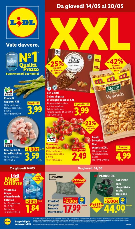 Offerte valide dal 14/05 al 20/05