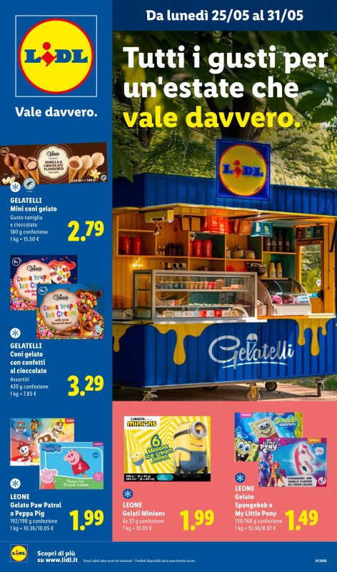 Offerte valide dal 25/05 al 31/05
