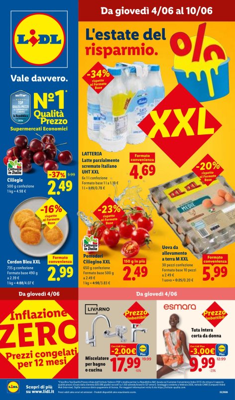Offerte valide dal 4/06 al 10/06
