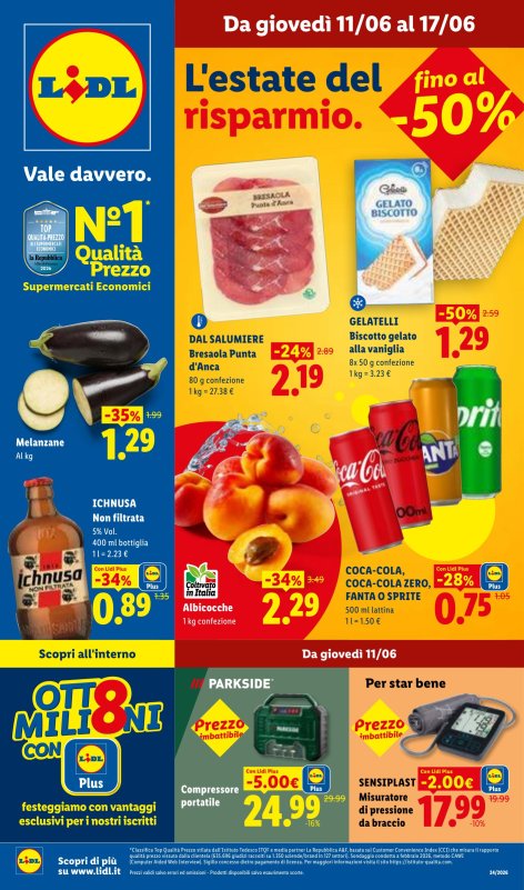 Offerte valide dal 11/06 al 17/06
