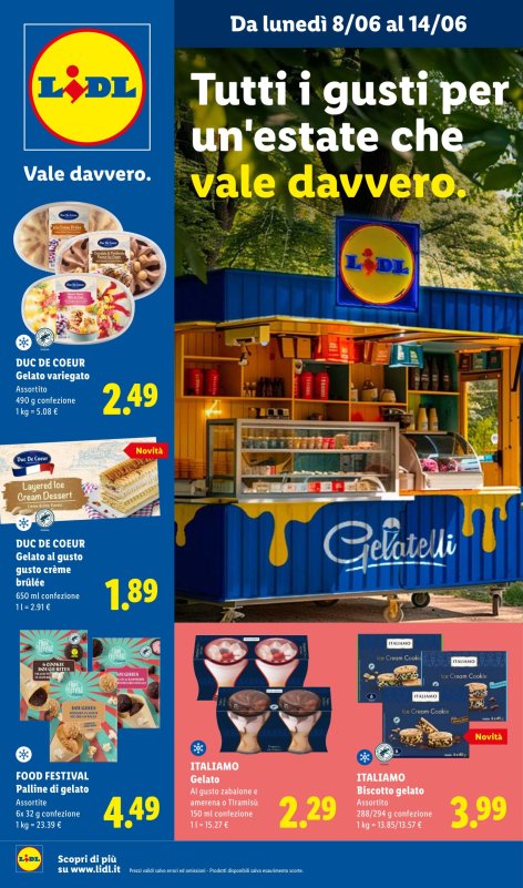 Offerte valide dall'8/06 al 14/06